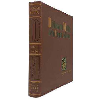 Dizionario Motta della Lingua Italiana volume II Lancia-Zuz Motta Editore 1972