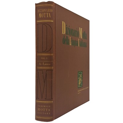 Dizionario Motta della Lingua Italiana volume I A-Lance Motta Editore 1972