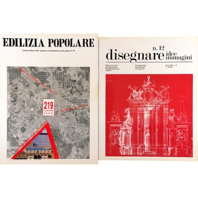 Rivista Edilizia Popolare n 219/1992 omaggio Disegnare 12/1996 Gangemi Editore