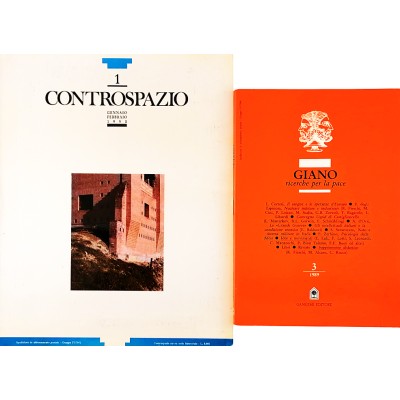 Rivista Controspazio n 1/1990 omaggio Giano Ricerche per la Pace
