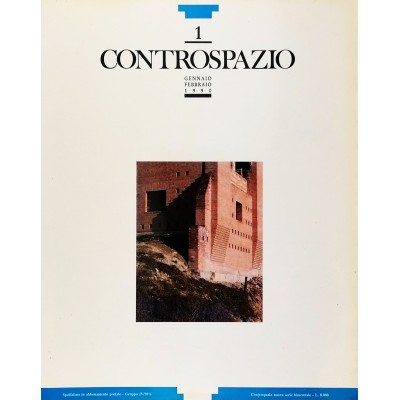 Rivista Architettura Controspazio n 1 gennaio-febbraio 1990 EDIS Calabria