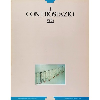 Rivista Architettura Controspazio n 1 luglio-agosto 1988 EDIS Calabria