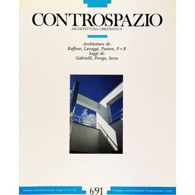 Architettura e Urbanistica Controspazio n 6 novembre-dicembre 1991 EDIS Calabria