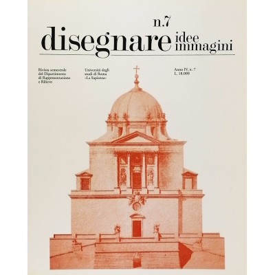 Rivista Disegnare Idee Immagini n 7 dicembre 1993 Gangemi Editore