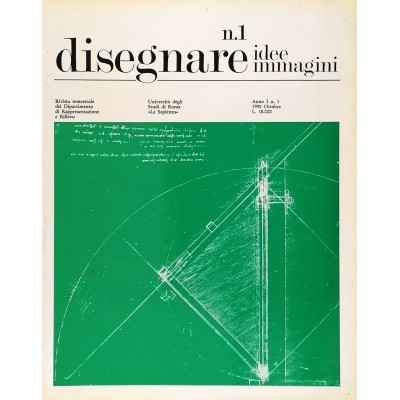 Rivista Disegnare Idee Immagini n 1 ottobre 1990 Gangemi Editore