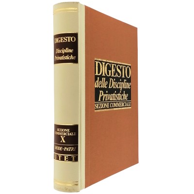 Digesto delle Discipline Privatistiche Sezione Commerciale X UTET 1994