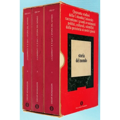 Storia del Mondo Columbia University J.A.Garraty-P.Gay Oscar Studio Mondadori m1973