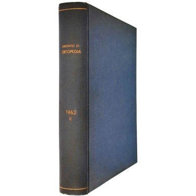 Ortopedia Archivio  A. Poli volume II Istituto Opere Scientifiche 1962