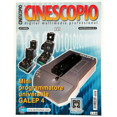 Rivista Tech Vintage Il Cinescopio Digital Multimedia Professional n 9 settembre 2002 JCE