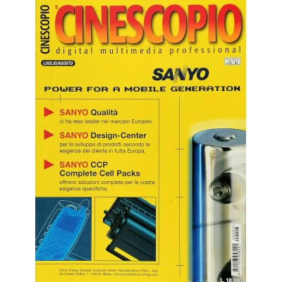 Rivista Tech Vintage Il Cinescopio Digital Multimedia Professional n 7/8 luglio-agosto 2001