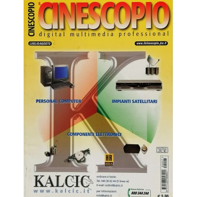 Rivista Tech Vintage Il Cinescopio Digital Multimedia Professional n 7/8 luglio-agosto 2002