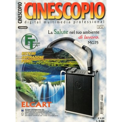 Rivista Tech Vintage Il Cinescopio Digital Multimedia Professional n 2 febbraio 2002 JCE