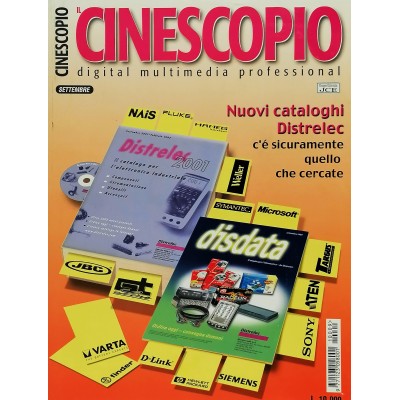 Rivista Tech Vintage Il Cinescopio Digital Multimedia Professional n 9 settembre 2001 JCE