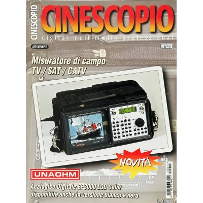 Rivista Tech Vintage Il Cinescopio Digital Multimedia Professional n 11 novembre 2001 JCE