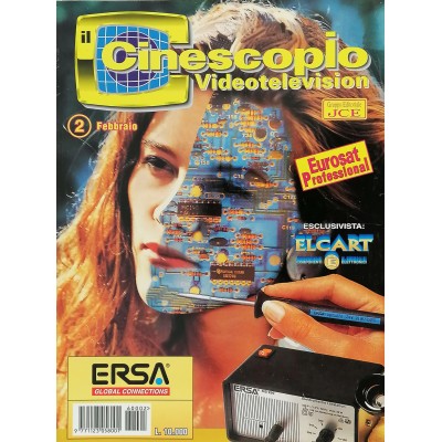 Rivista Tech Vintage Il Cinescopio Videotelevision n 2 febbraio 1996 JCE