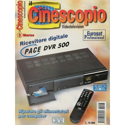 Rivista Tech Vintage Il Cinescopio Videotelevision n 3 marzo 1996 JCE