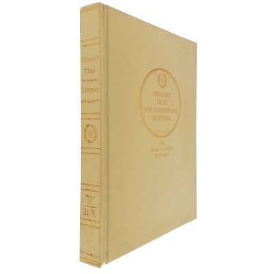 Webster's Third New International Dictionary II H to R Encyclopaedia Britannica 1971