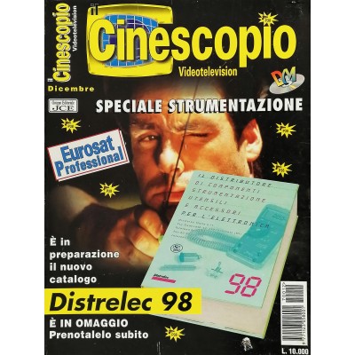 Rivista Tech Vintage Il Cinescopio Videotelevision n 12 dicembre 1997 JCE