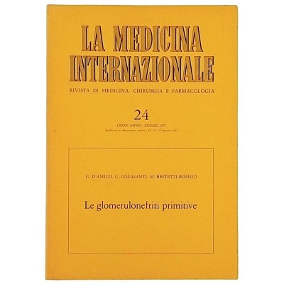 Rivista La Medicina Internazionale Chirurgia n 24 luglio 1997