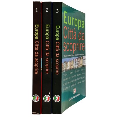 Europa Città da scoprire 3 volumi Viaggi Touring Club Italiano 2003/05