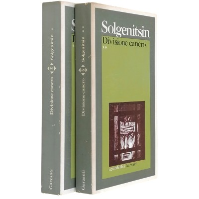 Divisione Cancro Aleksandr I.Solgenitsin 2 volumi I Grandi Libri Garzanti 1974