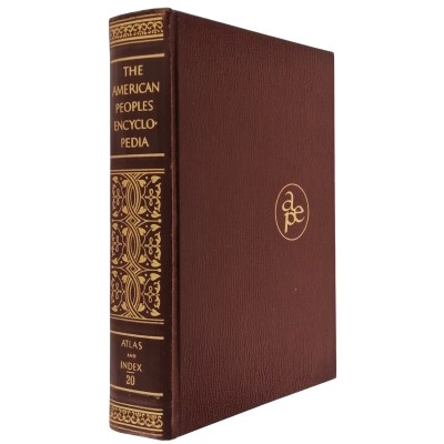 The American Peoples Encyclopedia ATLAS to INDEX 20 Grolier Incorporated 1962