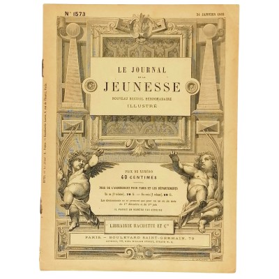 Le Journal de la Jeunesse n 1573 24 janvier 1903 Librairie Hachette et Cie